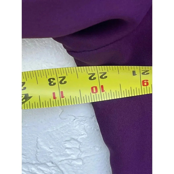 Calvin Klein Womens Pullover Collared Loose Half Button Up Dress Purple Sz M/L - Picture 4 of 13